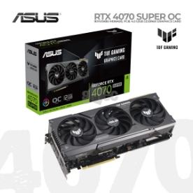 Picture of ვიდეო დაფა ASUS TUF Gaming RTX 4070 Super OC 90YV0K80-M0NA00 12GB GDDR6X 192-bit