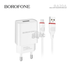 Picture of დამტენი BOROFONE BA20A Sharp single port