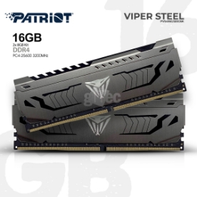 Picture of ოპერატიული მეხსიერება Patriot Viper 16GB DDR4 3200MHZ (PVS416G320C6K) UDIMM DUAL KIT