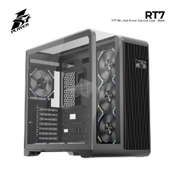 დეტალურის ჩვენება ქეისი 1STPLAYER RT7 RT7-BK MIDI-TOWER BLACK სურათი ქეისი 1STPLAYER RT7 RT7-BK MIDI-TOWER BLACK