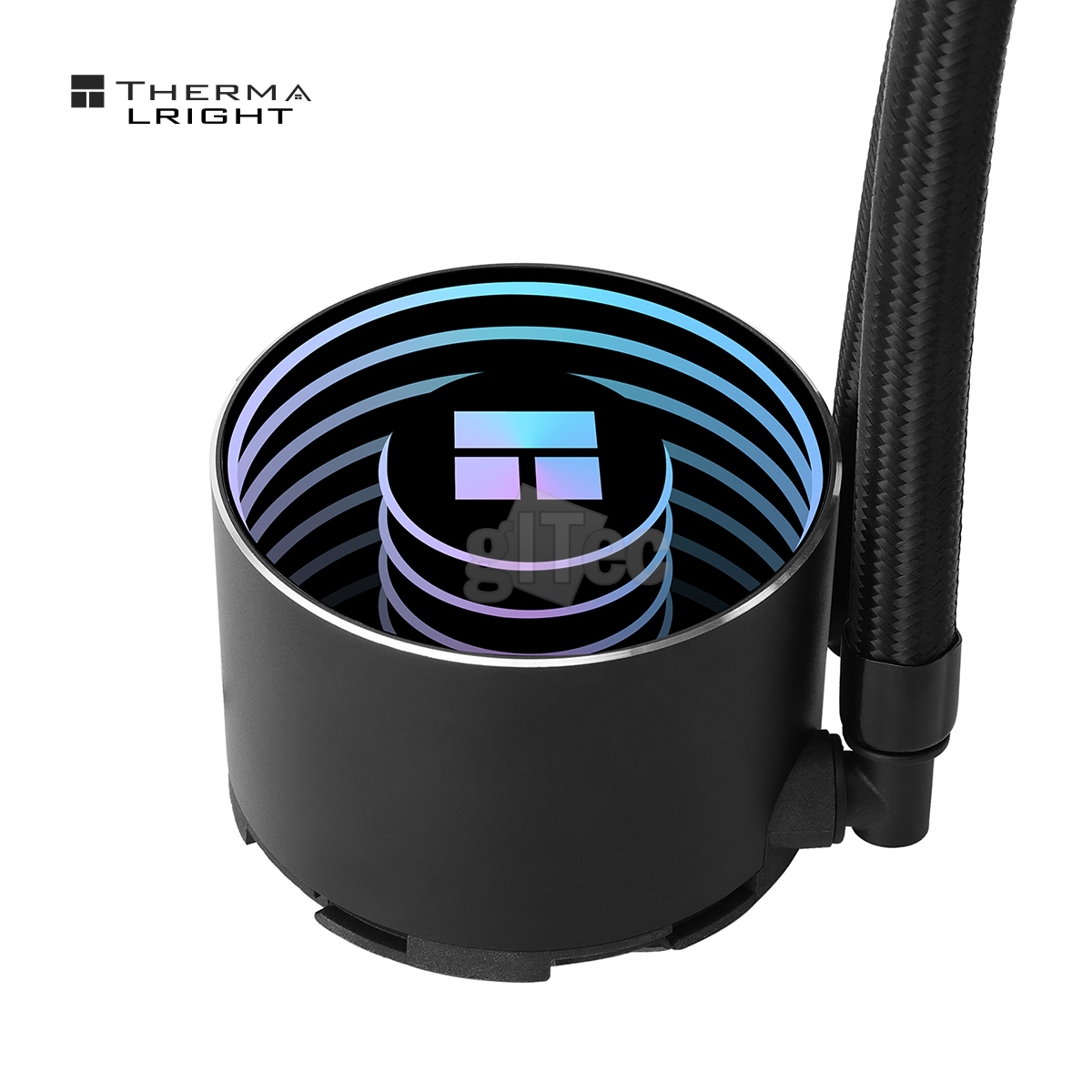 Thermalright Cpu Cooler Thermalright Frozen Edge 240 Black CPU Water Cooler With PWM Fans, Pump Speed 9070 Xt