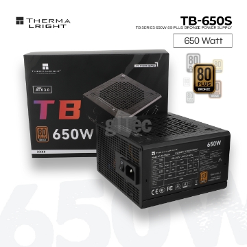 დეტალურის ჩვენება კვების ბლოკი THERMALRIGHT TB-650S 650W 80PLUS BRONZE BLACK სურათი კვების ბლოკი THERMALRIGHT TB-650S 650W 80PLUS BRONZE BLACK