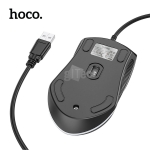 Picture of MOUSE Hoco GM19 Enjoy Gaming Illuminated Wired 1000dpi - black