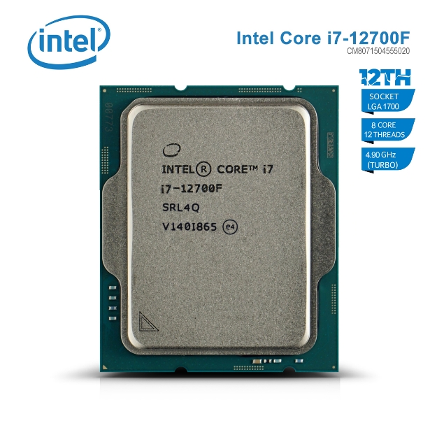 Picture of პროცესორი INTEL CORE i7-12700F 25MB CACHE 4.90GHZ CM8071504555020 TRAY