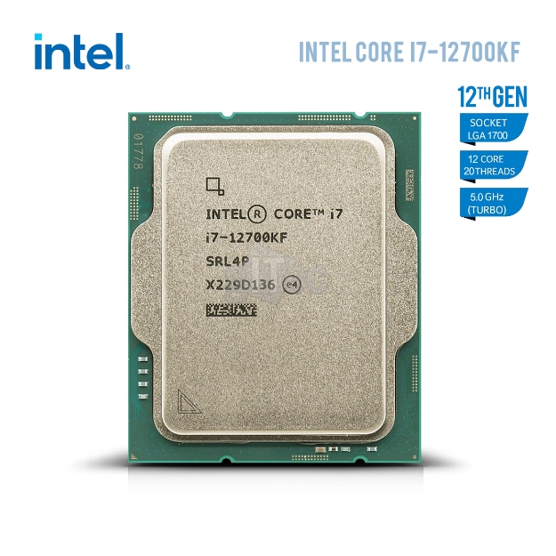 Picture of პროცესორი INTEL CORE i7-12700KF  24MB CACHE 5.00GHZ TRAY LGA 1700