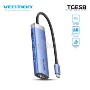 სურათი VENTION TGESB 5-in-1 USB-C Docking Station 4K HDMI 100W PD