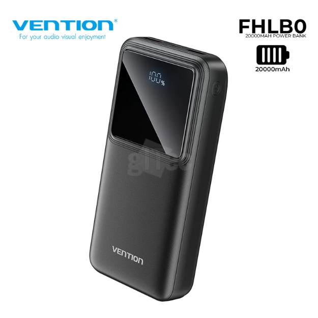 Picture of პორტატული დამტენი VENTION FHLB0 20000mAh 22.5W BLACK