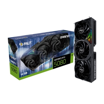 დეტალურის ჩვენება ვიდეო ბარათი Palit RTX5080 GAMINGPRO NE75080019T2-GB2031A სურათი ვიდეო ბარათი Palit RTX5080 GAMINGPRO NE75080019T2-GB2031A