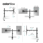 Picture of Monitor Mount ColorView YX10-04 13"-32" BLACK