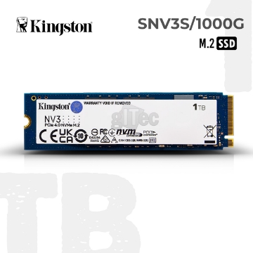 დეტალურის ჩვენება M.2 SSD KINGSTON NV3 SNV3S/1000G 1TB PCIe 4.0 x4 NVMe სურათი M.2 SSD KINGSTON NV3 SNV3S/1000G 1TB PCIe 4.0 x4 NVMe