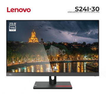 Show details for MONITOR Lenovo ThinkVision S24i-30 63DEKAT3EU 23.8" FHD IPS 100Hz 4ms - Black Picture of MONITOR Lenovo ThinkVision S24i-30 63DEKAT3EU 23.8" FHD IPS 100Hz 4ms - Black