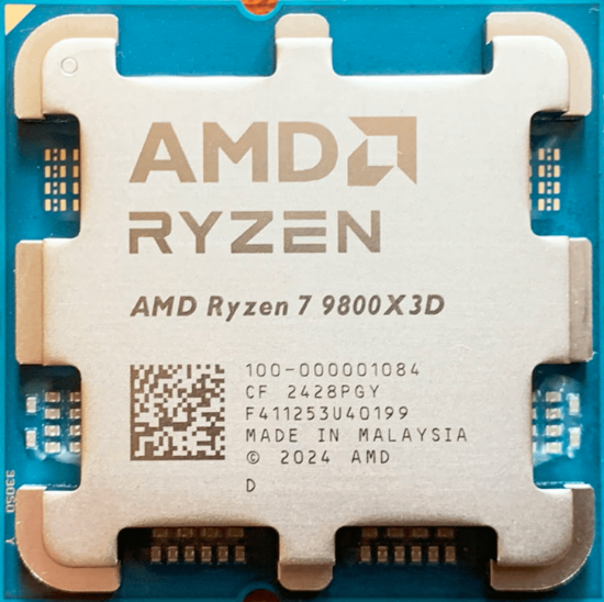Picture of PROCESSOR AMD Ryzen 7 9800X3D 96MB CACHE 5.20GHZ Tray
