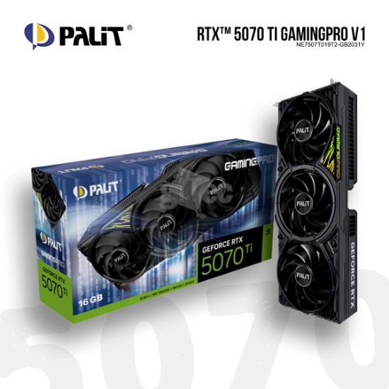 Picture of VIDEO CARD Palit RTX5070Ti GAMINGPRO NE7507T019T2-GB2031Y 16GB GDDR7 256bit