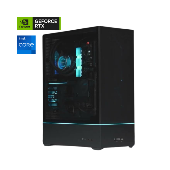 Picture of Computer Intel Core i7-14700K 64GB DDR4 2TB SSD M.2 Palit RTX5070Ti GAMINGPRO 16GB with Lian Li's premium parts