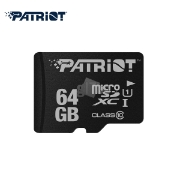 სურათი მეხსიერების ბარათი PATRIOT PSF64GMCSDXC10 64GB LX SERIES MICRO SDXC UHS-I 3.0