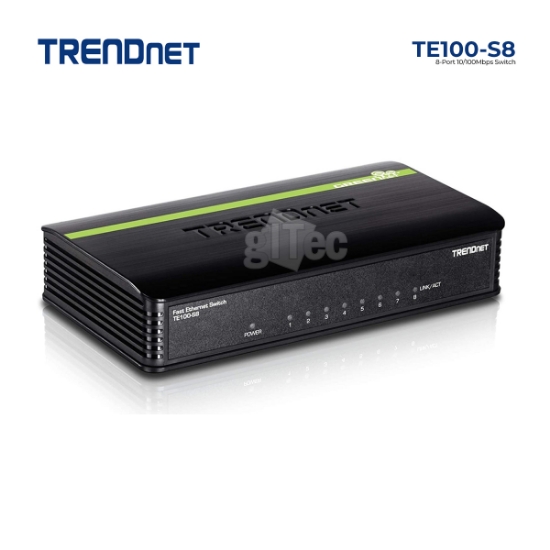 სურათი სვიჩი Trendnet TE100-S8 8-Port 10/100M unmanaged
