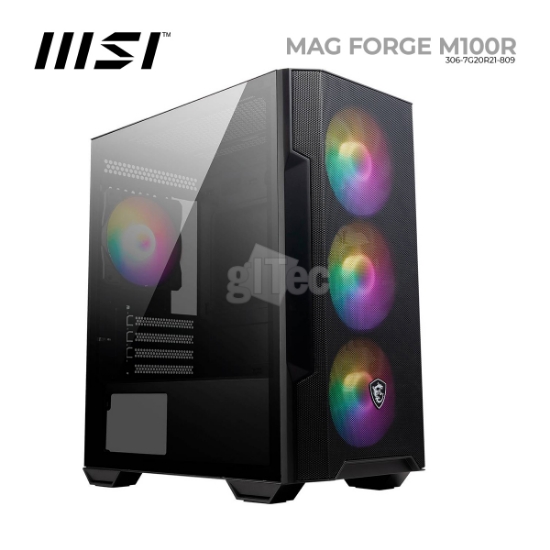 სურათი ქეისი MSI MAG FORGE M100R 306-7G20R21-809 Micro ATX Tower BLACK