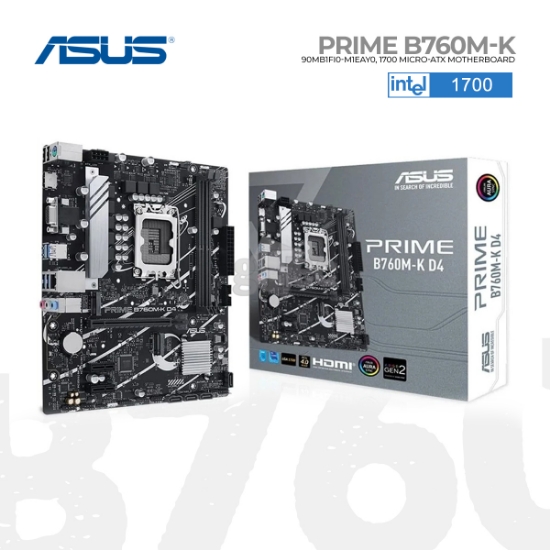სურათი დედა დაფა ASUS PRIME B760M-K 90MB1FI0-M1EAY0 LGA 1700 mATX