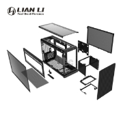 Picture of CASE LIAN LI A3-mATX G99.A3X-WD.00 Wood Edition BLACK