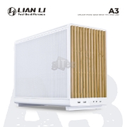 Picture of CASE LIAN LI A3-mATX G99.A3W-WD.00 Wood Edition White