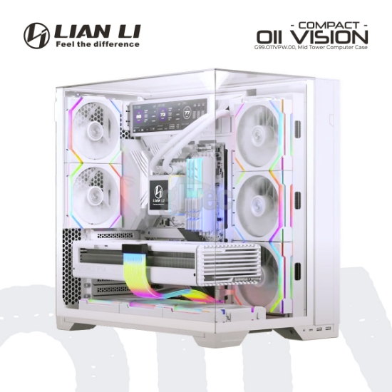 Picture of CASE LIAN LI O11 VISION COMPACT G99.O11VPW.00 MID TOWER WHITE