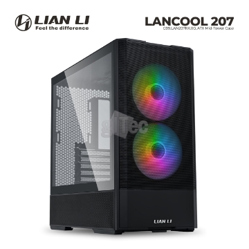 დეტალურის ჩვენება ქეისი LIAN LI LANCOOL 207 G99.LAN207RX.00 Mid-Tower BLACK სურათი ქეისი LIAN LI LANCOOL 207 G99.LAN207RX.00 Mid-Tower BLACK
