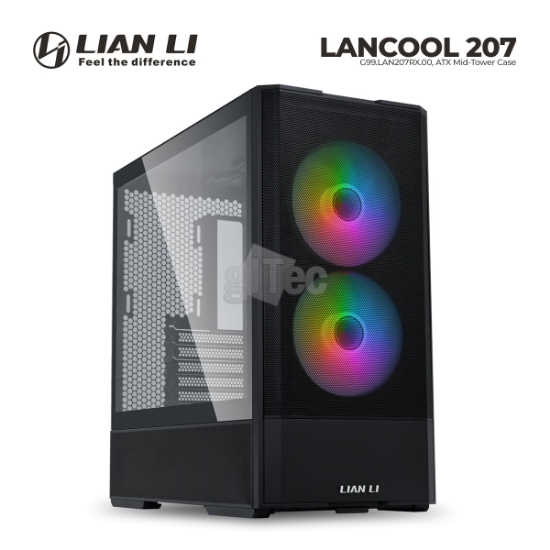 Picture of CASE LIAN LI LANCOOL 207 G99.LAN207RX.00 Mid-Tower BLACK