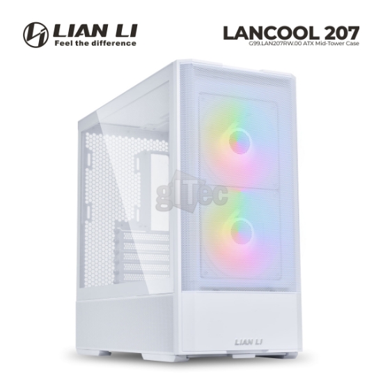 სურათი ქეისი LIAN LI LANCOOL 207 G99.LAN207RW.00 Mid-Tower WHITE