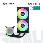 სურათი თხევადი გაგრილების სისტემა LIAN LI GA II Lite G89.GA2L24RB.00 240mm ARGB Black