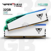 სურათი მეხსიერება PATRIOT VIPER Elite 5 RGB PVER532G60C30KW DDR5 32GB 6000MHZ