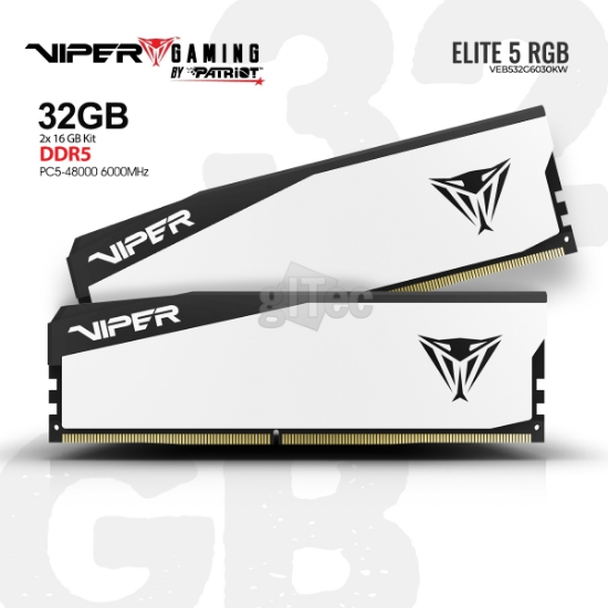 სურათი მეხსიერება PATRIOT VIPER Elite 5 VEB532G6030KW DDR5 32GB 6000MHZ
