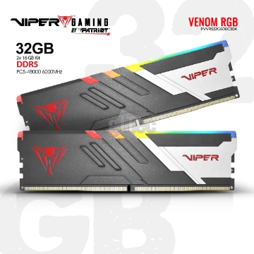 Show details for MEMORY Patriot PVVR532G600C30K EP Viper Venom RGB DDR5 32GB Picture of MEMORY Patriot PVVR532G600C30K EP Viper Venom RGB DDR5 32GB
