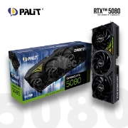 სურათი ვიდეო დაფა PALIT RTX 5080 GAMINGPRO NE75080019T2-GB2031Y 16GB GDDR7 256bit