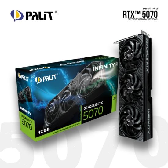 სურათი ვიდეო დაფა PALIT RTX5070 INFINITY NE75070019K9-GB2050S 12GB GDDR7 192bit
