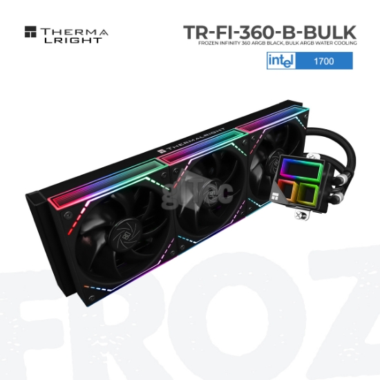 სურათი თხევადი გაგრილების სისტემა THERMALRIGHT FROZEN INFINITY 360 BLACK Bulk