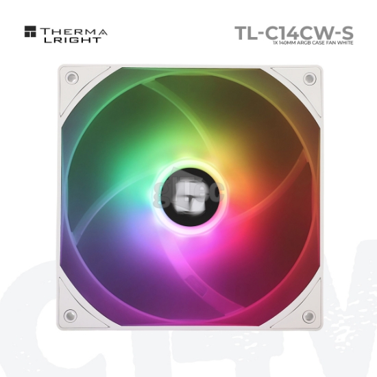 Picture of CASE FAN THERMALRIGHT TL-C14CW-S A-RGB PWM WHITE