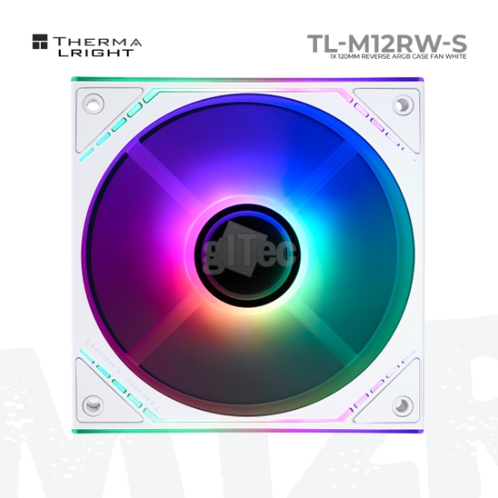 Picture of CASE FAN THERMALRIGHT TL-M12RW-S 120MM ARGB REVERSE WHITE