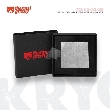Show details for Processor Thermal Pad Thermal Grizzly KryoSheet TG-KS-33-33 33x33x0.2mm Picture of Processor Thermal Pad Thermal Grizzly KryoSheet TG-KS-33-33 33x33x0.2mm