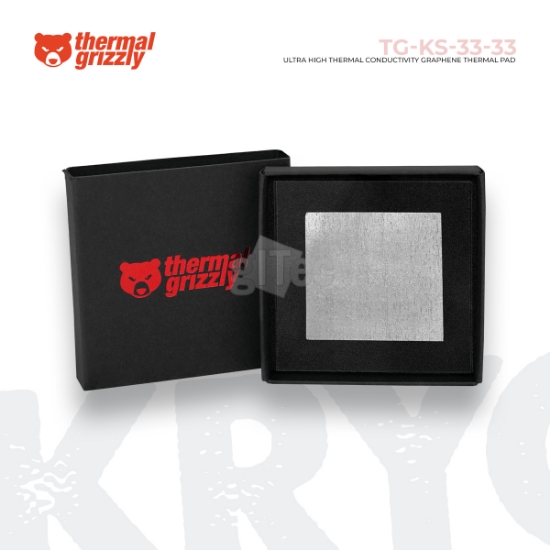 სურათი პროცესორის თერმო პადი Thermal Grizzly KryoSheet TG-KS-33-33 33x33x0.2mm