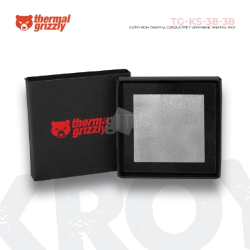 Show details for Processor Thermal Pad Thermal Grizzly KryoSheet TG-KS-38-38 38x38x0.2mm Picture of Processor Thermal Pad Thermal Grizzly KryoSheet TG-KS-38-38 38x38x0.2mm