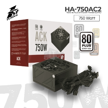 Show details for POWER SUPPLY 1STPLAYER ACK HA-750AC2 750W 80PLUS 230V EU NON-Modular Picture of POWER SUPPLY 1STPLAYER ACK HA-750AC2 750W 80PLUS 230V EU NON-Modular