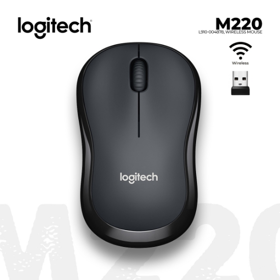 სურათი WIRELESS მაუსი LOGITECH M220 L910-004878 BLACK