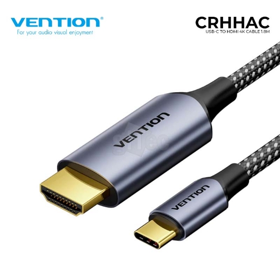 Picture of 4K TYPEC HDMI CABLE VENTION CRHHAC 1.8M BLACK
