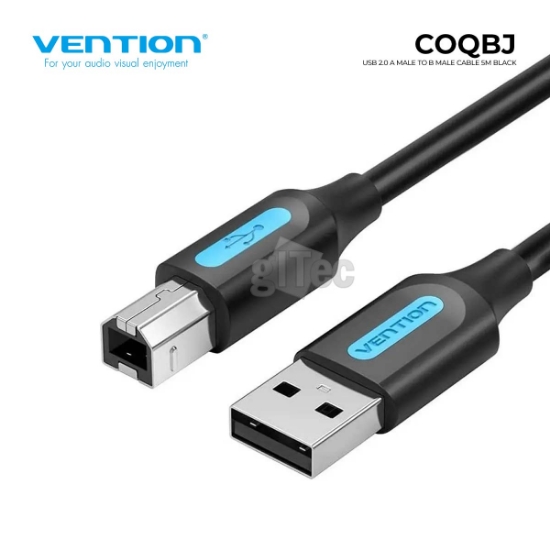 სურათი VENTION COQBJ USB 2.0 A Male to B Male Cable 5M Black