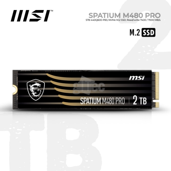 სურათი MSI SPATIUM M480 PRO S78-440Q600-P83 NVMe M.2 2TB SSD