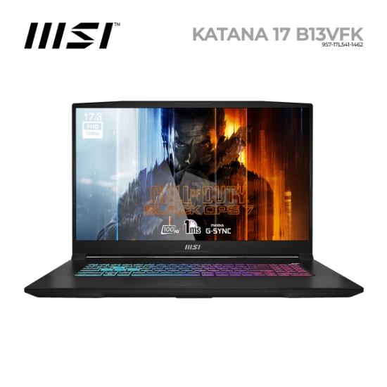 სურათი ნოუთბუქი MSI Katana 17 B13VFK 9S7-17L541-1462 17.3" IPS FHD 144Hz i7-13620H 16GB 1TB SSD RTX4060
