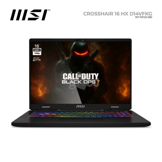 სურათი ნოუთბუქი MSI Crosshair 16 HX D14VFKG 9S7-15P223-885 16" IPS QHD+ 240Hz i7-14700HX 16GB 1TB SSD RTX4060