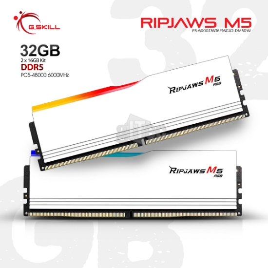 სურათი მეხსიერება G.Skill Ripjaws M5 F5-6000J3636F16GX2-RM5RW 32GB DDR5 6000MHZ