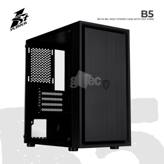 Picture of CASE 1STPLAYER B5 B5-M-BK MIDI-Tower BLACK