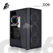 Picture of CASE 1STPLAYER GO6 GO6-BK-4FS1 MIDI-Tower BLACK